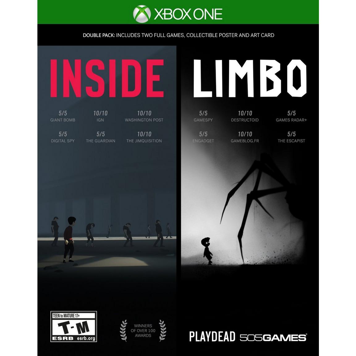 Inside and Limbo 2 Pack - Xbox One Price in Doha, Qatar - Game Shop